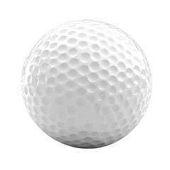 Golf Ball, Close up of a golf ball, isolated on transparent background