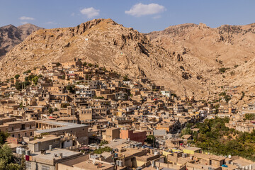 Fototapeta premium View of Akre town, Kurdistan Region of Iraq