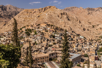 View of Akre town, Kurdistan Region of Iraq