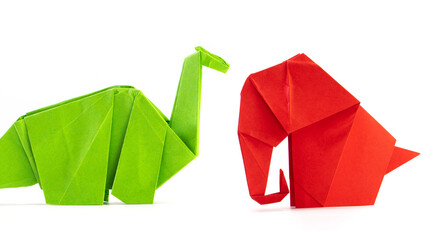 Paper animals. origami animals. paper crafts