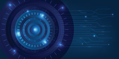 Technology background Hi-tech communication concept innovation abstract background