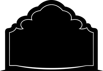 Chalkboard Silhouette Vector Illustration 