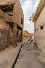 Narrow alley in the center of Erbil (Hawler), Kurdistan Region of Iraq