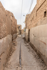 Narrow alley in the center of Erbil (Hawler), Kurdistan Region of Iraq