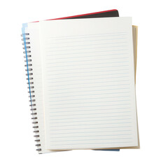 Legal Pads, Notes, Post-it and Paper, isolated on transparent background