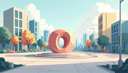 City Sculpture on Plaza