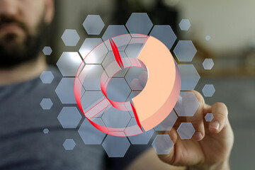 Visualize business data using an interactive 3D pie chart.  Improve insights and decision-making.