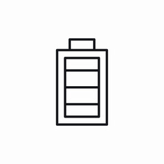 full battery icon sign vector