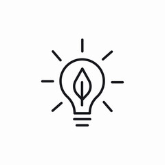 green innovation icon sign vector