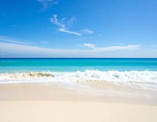 Fototapeta premium Pristine beach scene