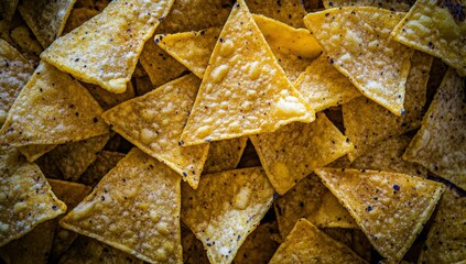 The crispy corn tortilla chips, made from corn, are a deliciously crunchy snack that can be enjoyed alone or used for dipping