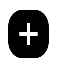 Fototapeta premium add button icon