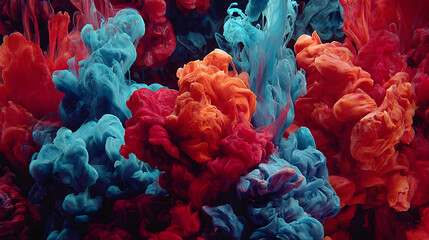 forms made of light and energy swirling in a glowing twilight sky