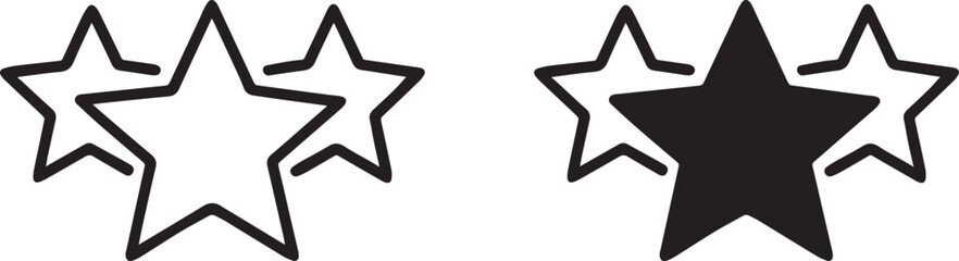 Stars Icon. vector illustration.