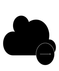 Cloud forward icon
