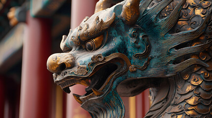 Forbidden city in Beijing, China