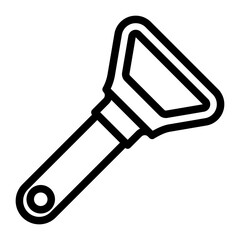 Vector Design Bottle Opener Icon Style
