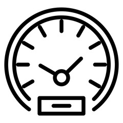 Vector Design Speedometer Icon Style