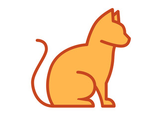 vector illustration of a cat