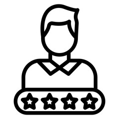 Vector Design Satisfaction Icon Style