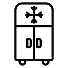 Obraz premium Vector Design Fridge Icon Style