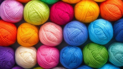 Multiple Yarn Balls In Various Sizes And Textures Are Explored In Detail To Showcase Colorful Yarns For Crafting
