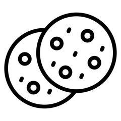 Vector Design Cookie Icon Style