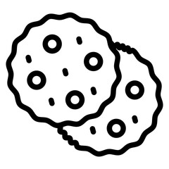 Vector Design Biscuits Icon Style