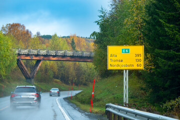 European Route E6 Sign - Norway
