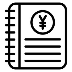 Fototapeta premium Vector Design Notebook Icon Style