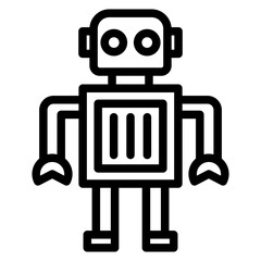 Fototapeta premium Vector Design Robot Icon Style