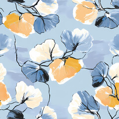 Abstract Floral Pattern Design