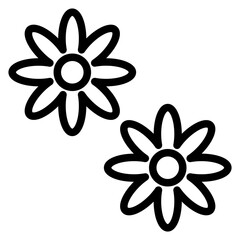 Vector Design Flower Icon Style