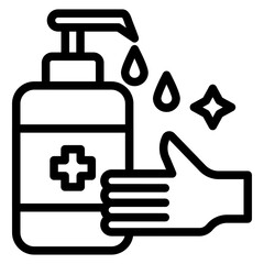 Vector Design Hand Sanitizer Icon Style