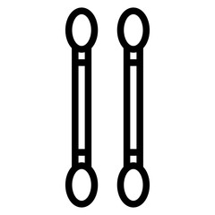 Vector Design Cotton Swabs Icon Style