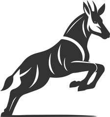 Okapi vector animal silhouette drawing