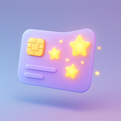 3D Icon Creation, Colorful Card Design, Digital Art, Bright Environment, Artistic Viewpoint, Modern Concept