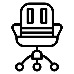 Vector Design Chair Icon Style