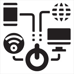 Digital Meticulous Icon – Precision Monitoring and Detailed Analysis EPS 10