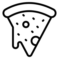 Pizza Slice Icon Style