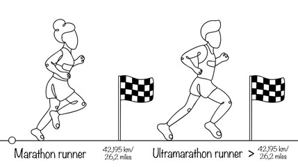 Fototapeta premium Marathon runner