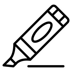 Vector Design Highlighter Icon Style