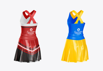 Cheerleader Costume Mockup