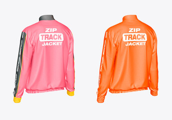 Zipped Track Jacket Mockup