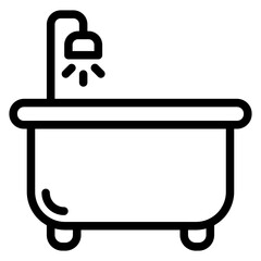 Vector Design Hot Tub Icon Style