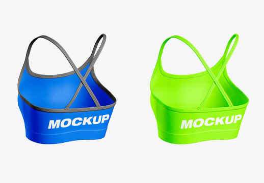 Women's Sports Bra Mockup