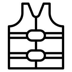 Vector Design Life Vest Icon Style