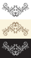 Set of hand drawing design element illustration