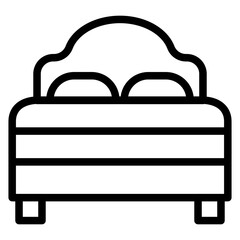 Vector Design Bed Icon Style