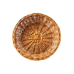 Wicker Basket Top View